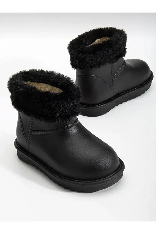 Детские ботинки для девочек водонепроницаемые Kidmark Çocuk Modası, Black