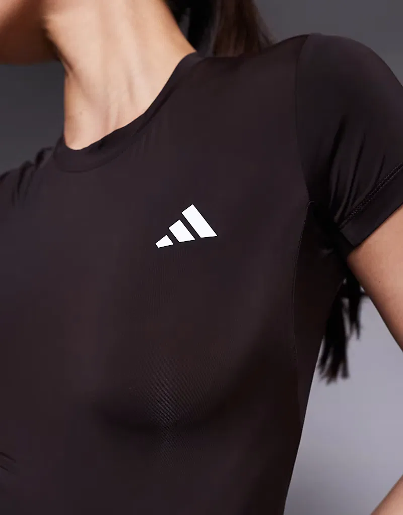 Футболка Adidas Performance Power Essential, коричневый — фото 4