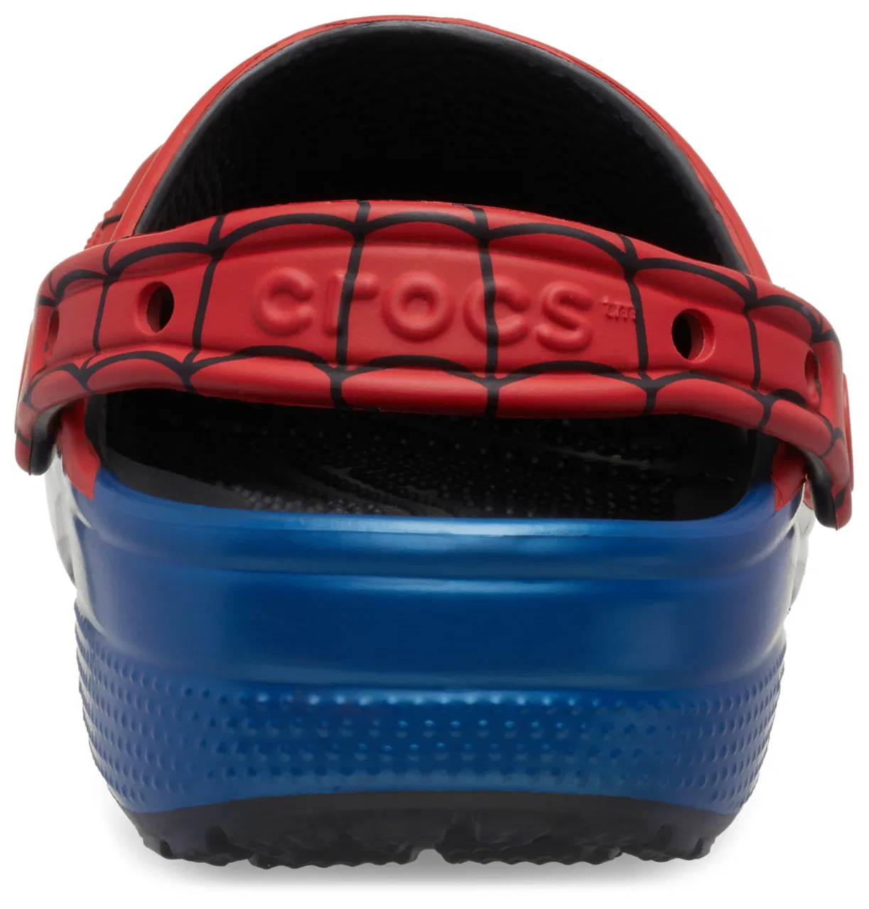 Детские клоги для мальчиков с принтом Spider-Man Classic Clogs Crocs, Red Blue — фото 4