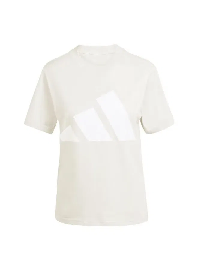Футболка с принтом Essentials big logo Adidas, белый — фото 2