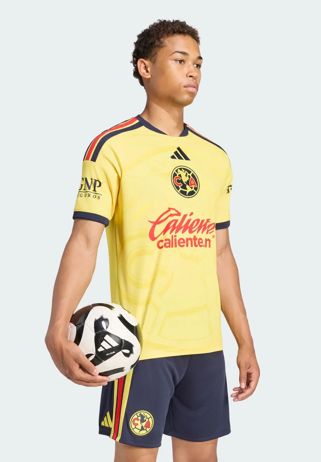 Домашняя футболка клуба «Америка» сезона 26/27 - клубная форма Adidas Performance, Impact Yellow/Legend Ink