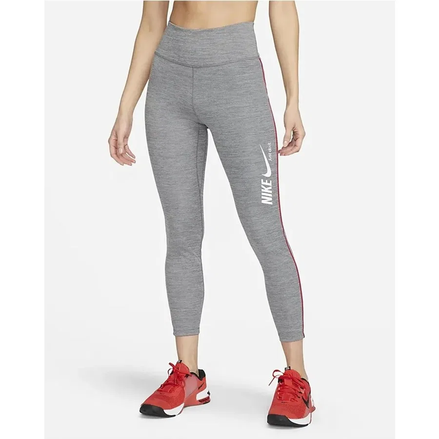 Спортивные леггинсы 7/8 с высокой посадкой Nike One Normal Belli, Разноцветный