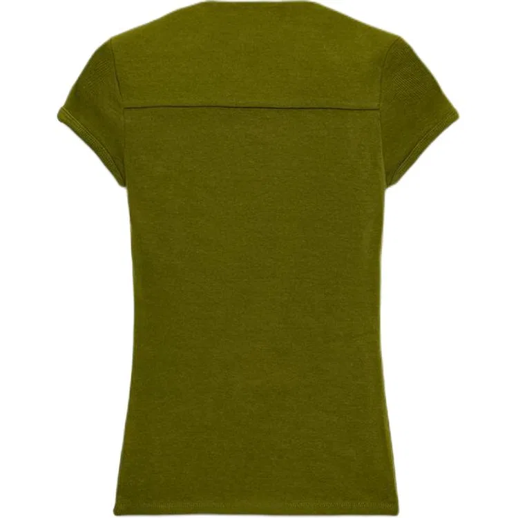 Женская футболка с квадратным вырезом Olive Green ZARA, Olive Green — фото 3