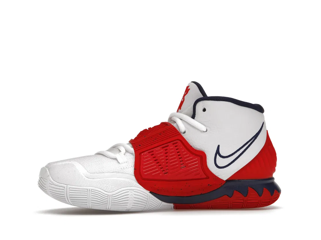 Детские кроссовки для баскетбола Nike Kyrie 6, White/White — фото 3