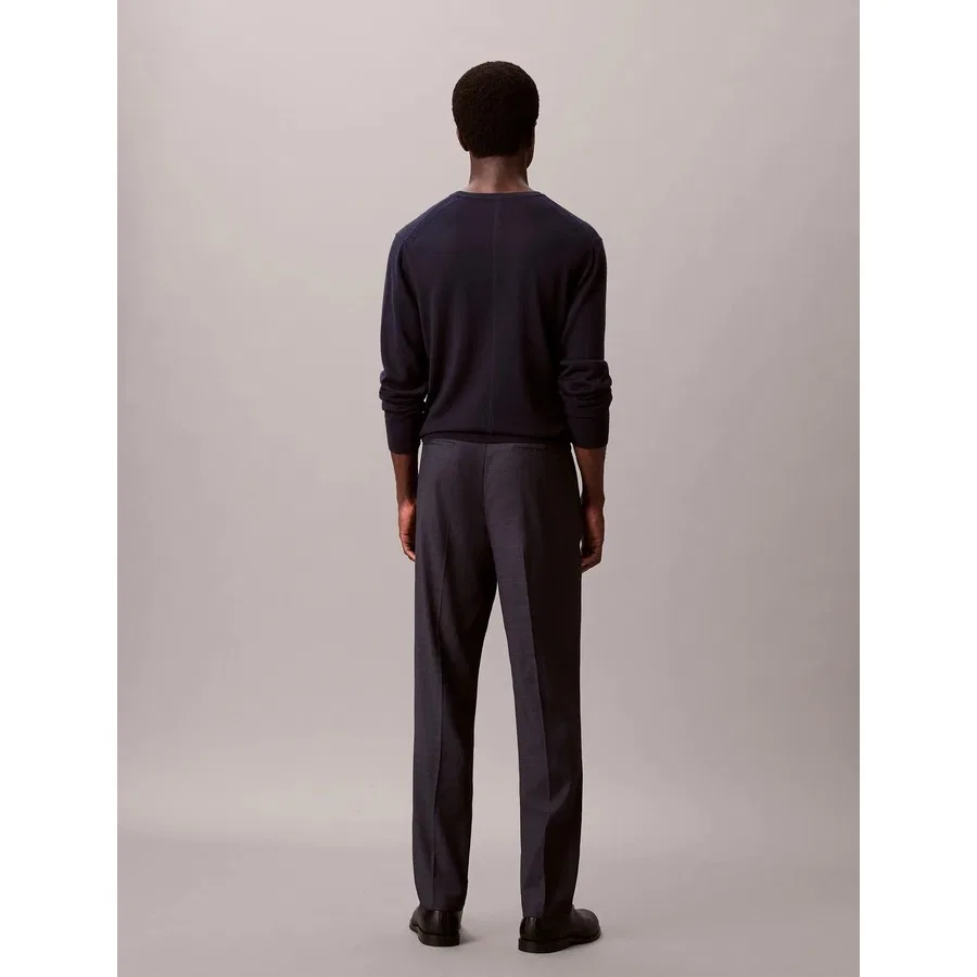 Брюки спортивные с длинным рукавом Calvin Klein Slim Viscose Blend, Темно-синий — фото 3