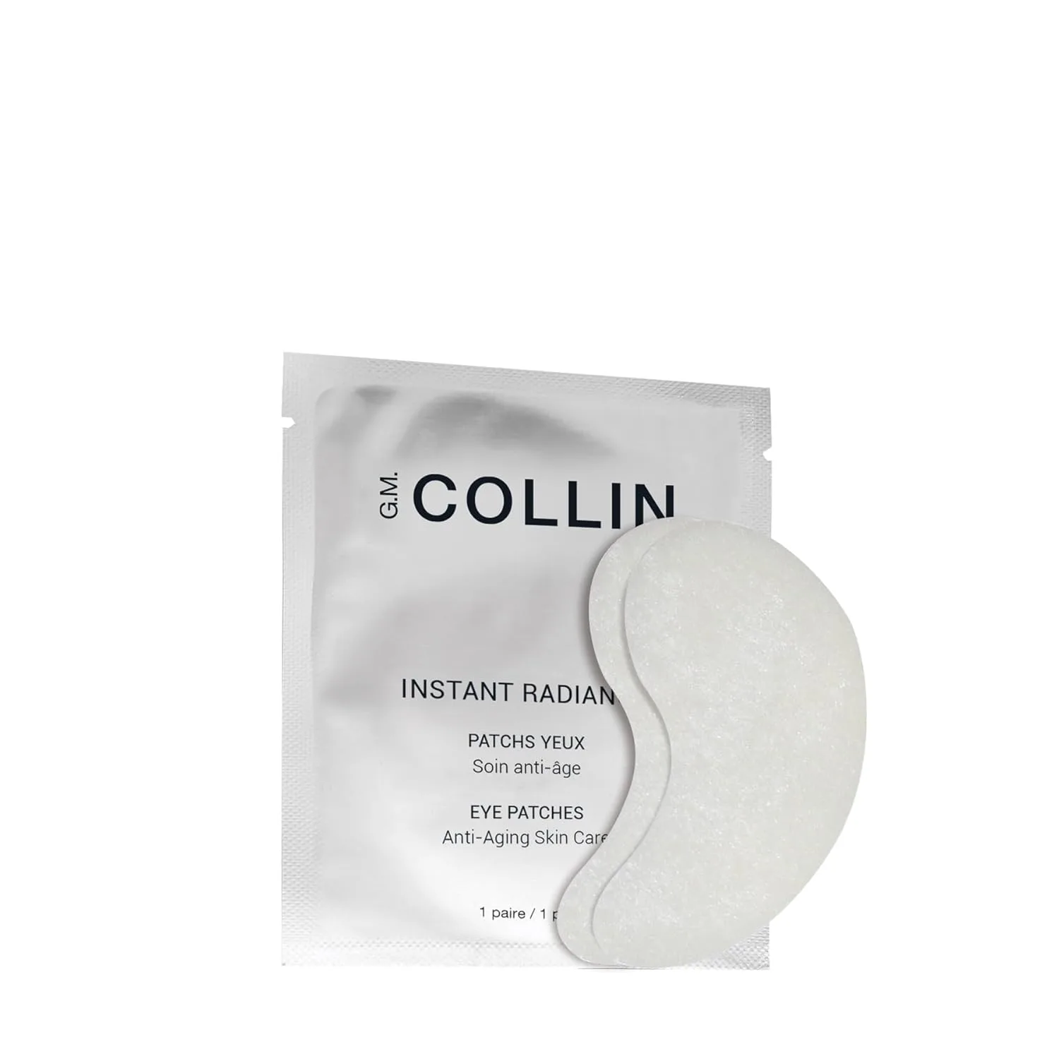 Патчи для глаз GM COLLIN Instant Radiance | Гидрогелевые патчи под глаза для заметного уменьшения отечности и темных кругов | 5 пар