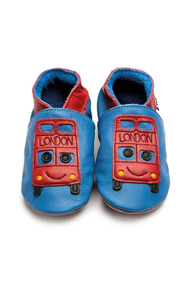 Детские ботинки для новорожденных кожаные Inch Blue, Blue