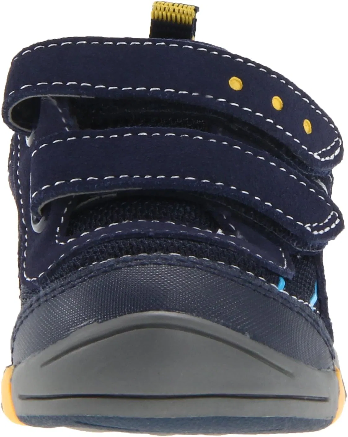 Детские кроссовки для мальчиков Lazer Sneaker Jumping Jacks, Dark Navy Suede/Silver Trim — фото 2