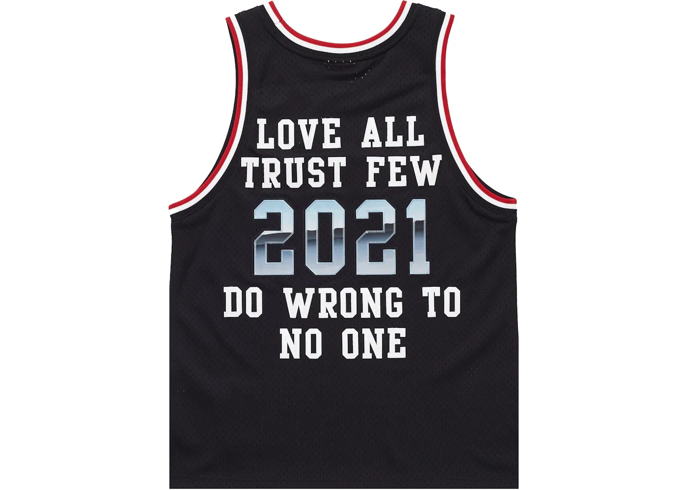 Мужская баскетбольная джерси Supreme Mitchell & Ness Jersey, Black — фото 2