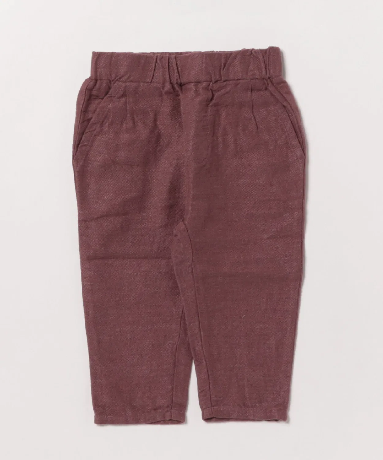 Детские брюки классического кроя на резинке с задними карманами Otis Pant Rylee + Cru, Plum