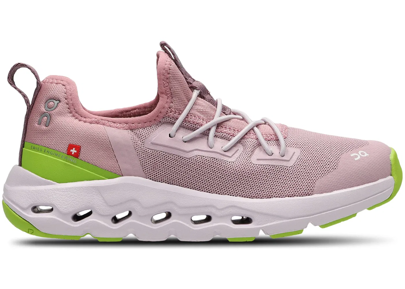Детские кроссовки для бега с амортизацией Cloudleap On, Mauve/Kiwi