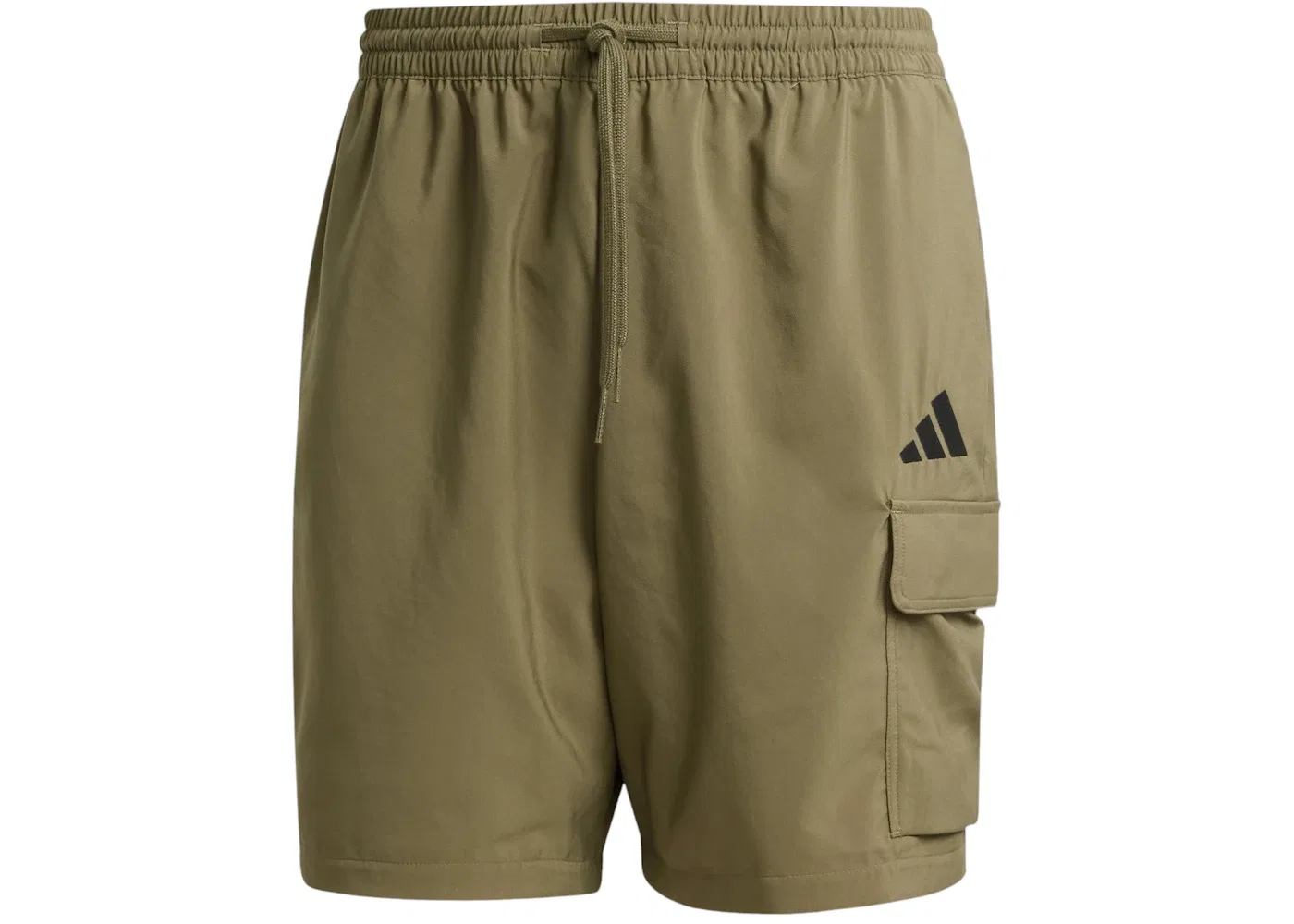 Мужские шорты карго с логотипом Essentials Small Logo Cargo Chelsea Shorts Adidas, Olive Strata Black