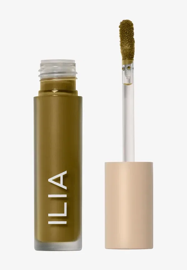 Жидкая матовая пудра-тинт для век - тени для век 3.5 мл Ilia Beauty, цвет moss green — фото 2