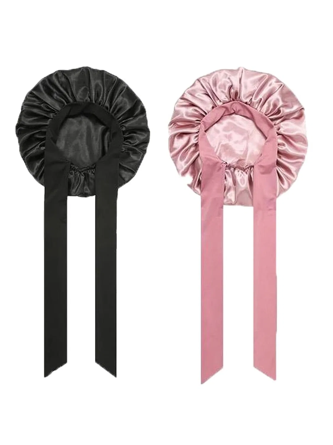 Шапочка для душа FJOADNVM, Black and Pink