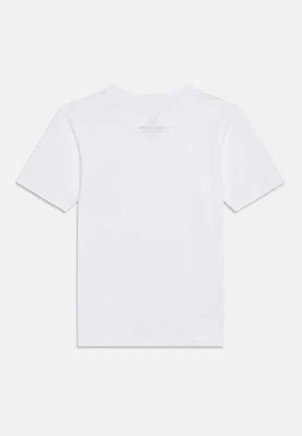 Комплект из 3 футболок Jjbrandon с круглым вырезом - базовая футболка Jack & Jones Junior, белый/темно-синий/небесно-голубой — фото 4