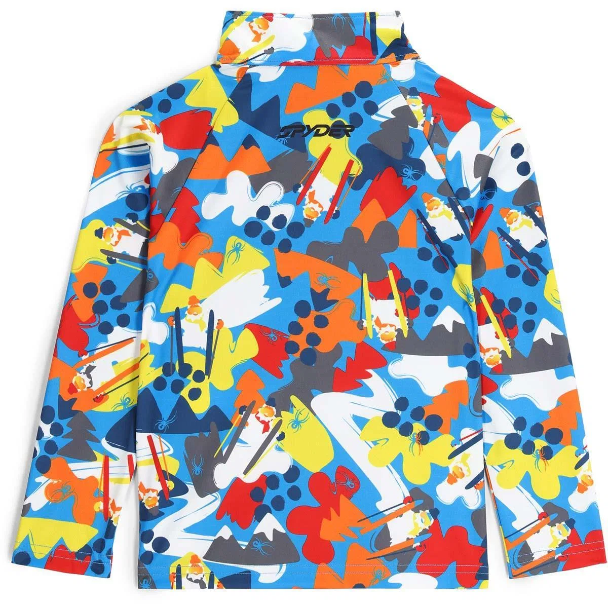 Детская кофта с молнией Glacial Spyder, Yeti Camo Aether Blue — фото 2