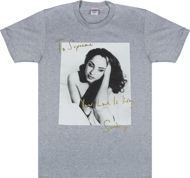 

Футболка Supreme Sade T-Shirt 'Grey', серый