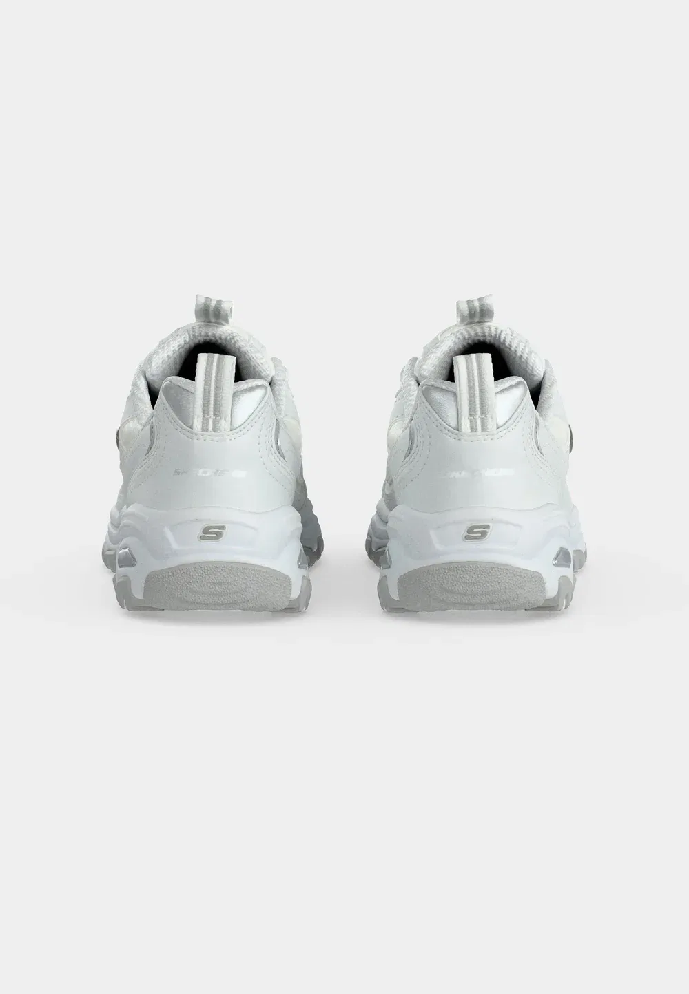 Dlites - кроссовки Skechers, White/Silver-Coloured — фото 4