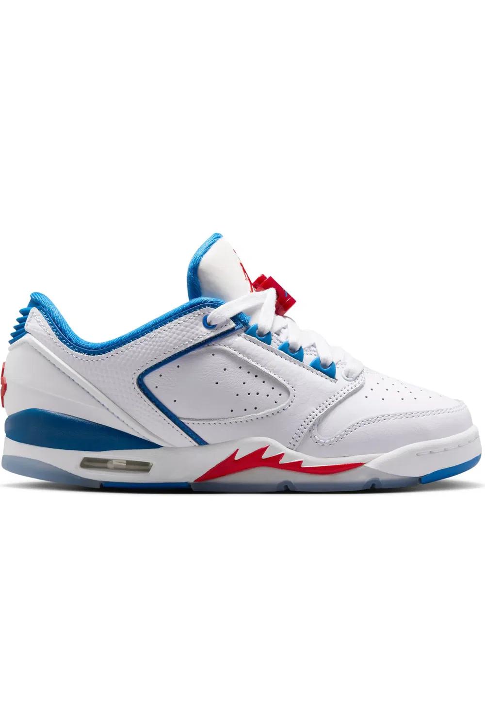 Детские кроссовки баскетбольные низкие Sixty Plus Jordan, White/Varsity Red/Blue — фото 2