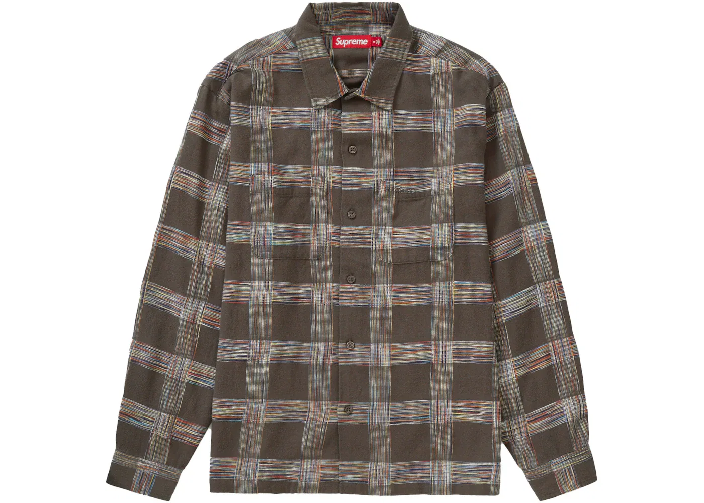 Мужская рубашка с принтом Shirt Supreme, Light Brown