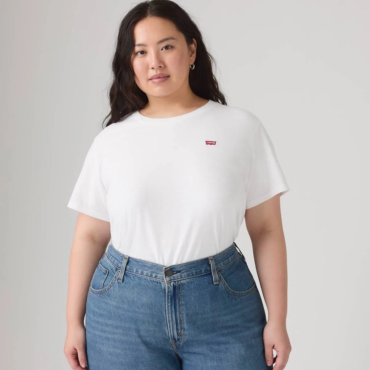 Идеальная футболка (большого размера) Levi's, White