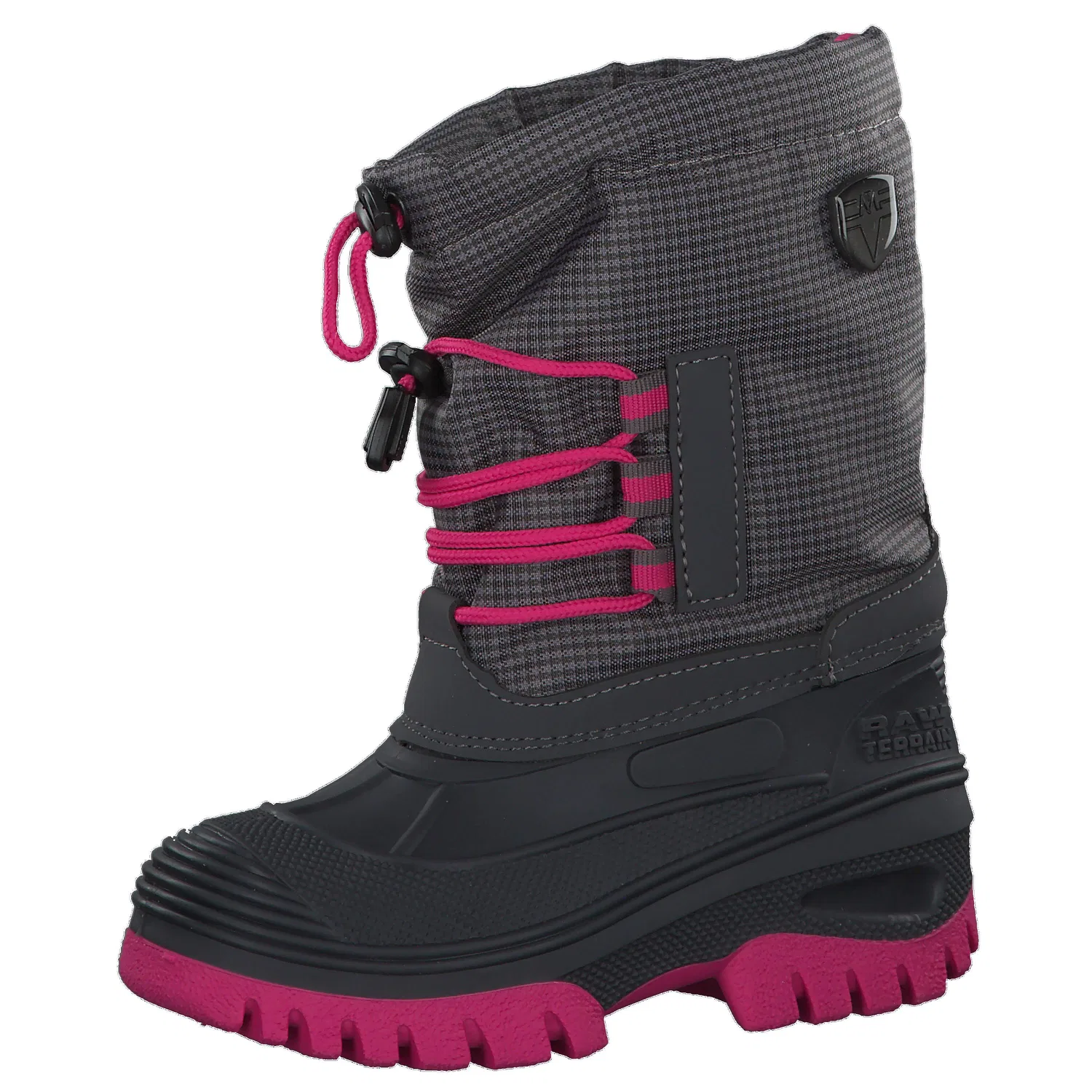 Детские зимние ботинки для снега Ahto WP Snow Boots Cmp, Темно-серый Королевский Фиолетовый Серый