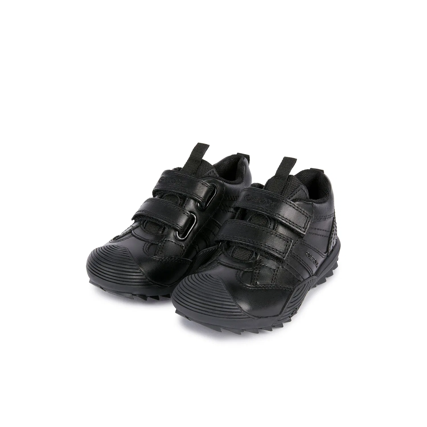Детские кеды на липучках с мембраной Geox, Black