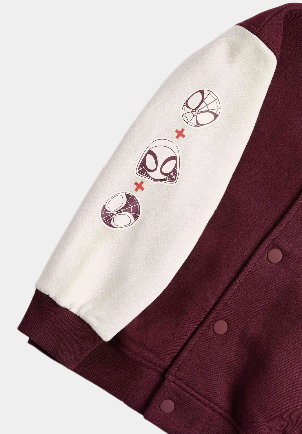 Куртка-Бомбер унисекс Marks & Spencer, Burgundy Mix — фото 3