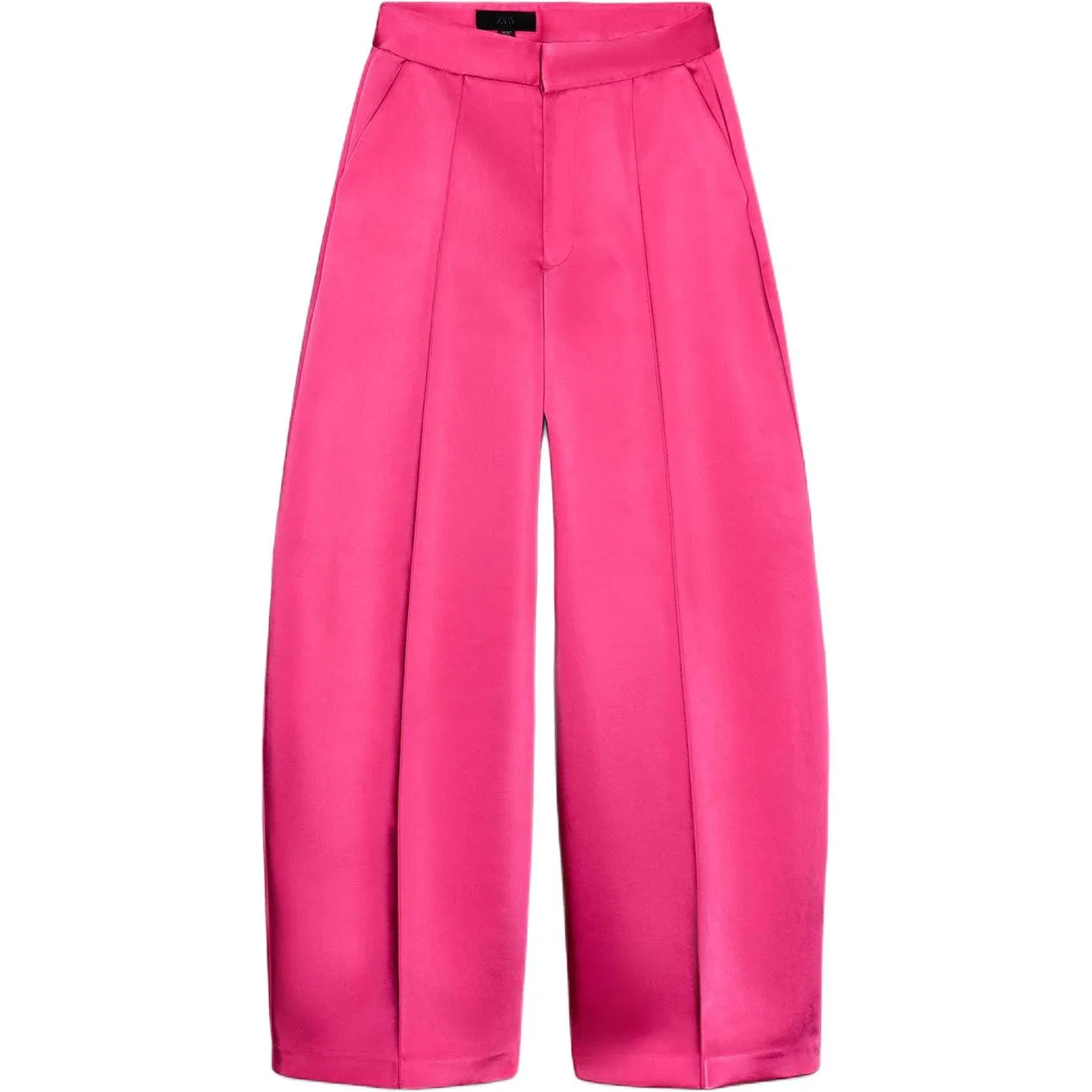 Женские брюки повседневные Moderate, ZARA, Dark Purple Red