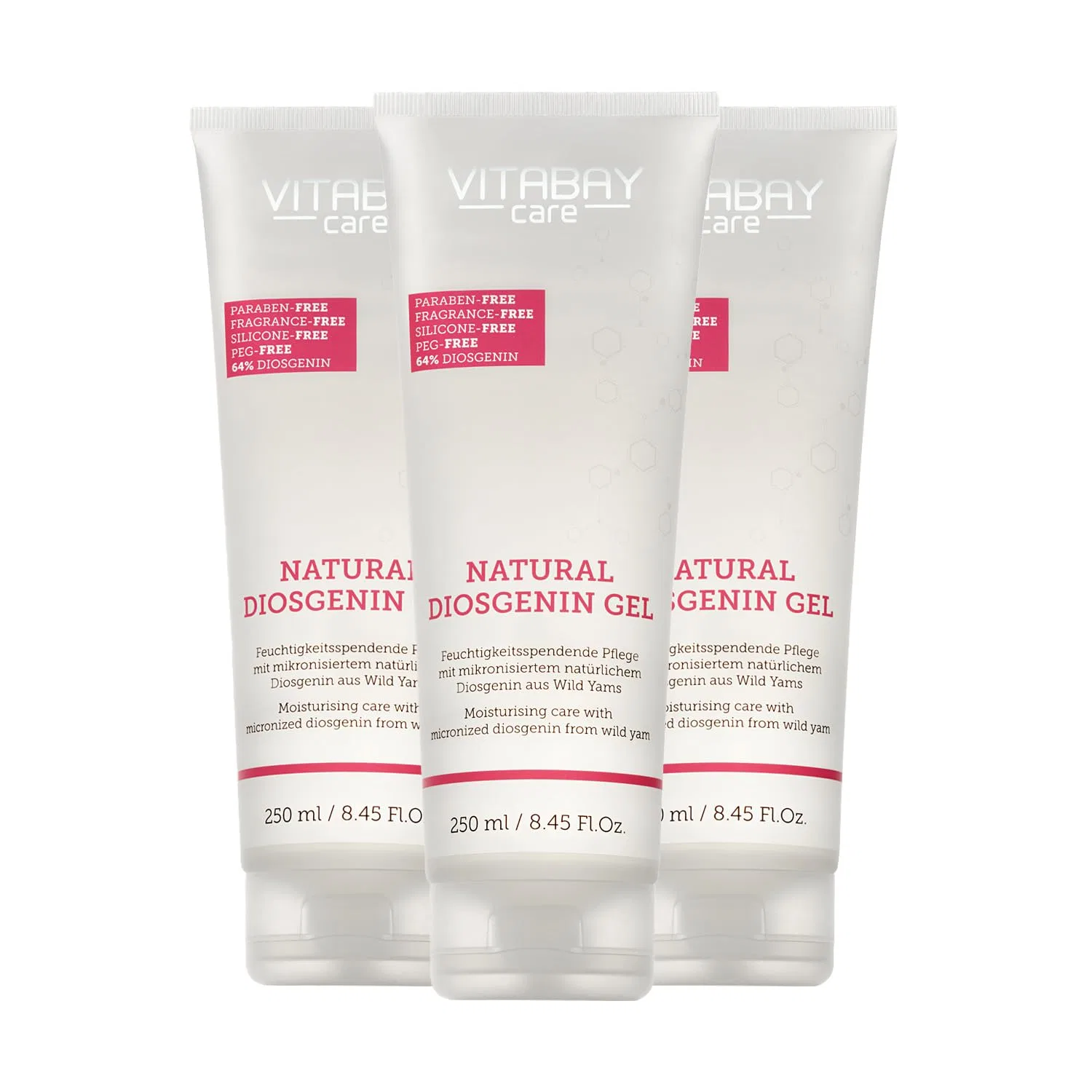 Лосьон для тела Vitabay Natural Diosgenin Cream, 250 мл, набор 3 шт