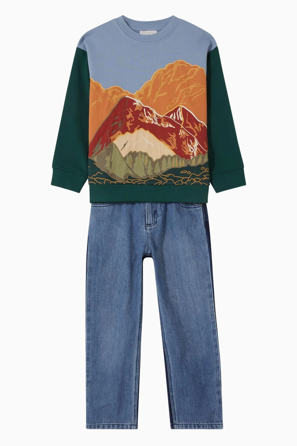 Свитшот хлопковый Mountain Stella McCartney — фото 2