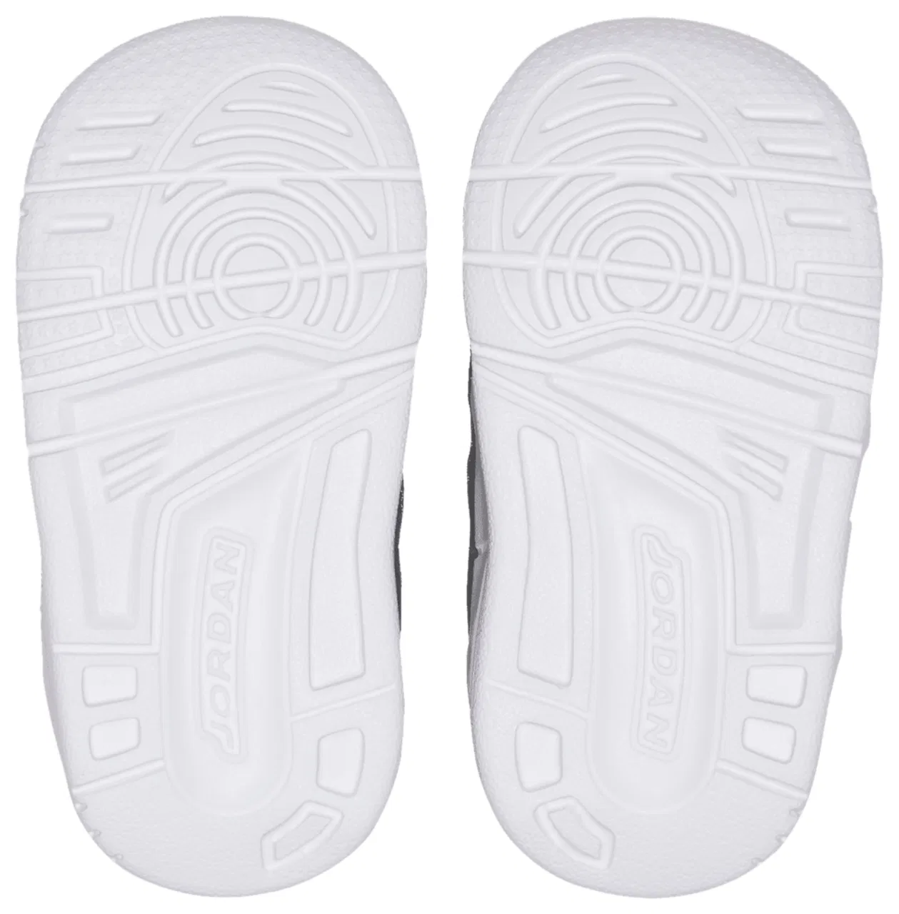 Детские кроссовки для мальчиков с верхом из кожи Jordan Max Aura Jordan, White Cool Grey Black — фото 4