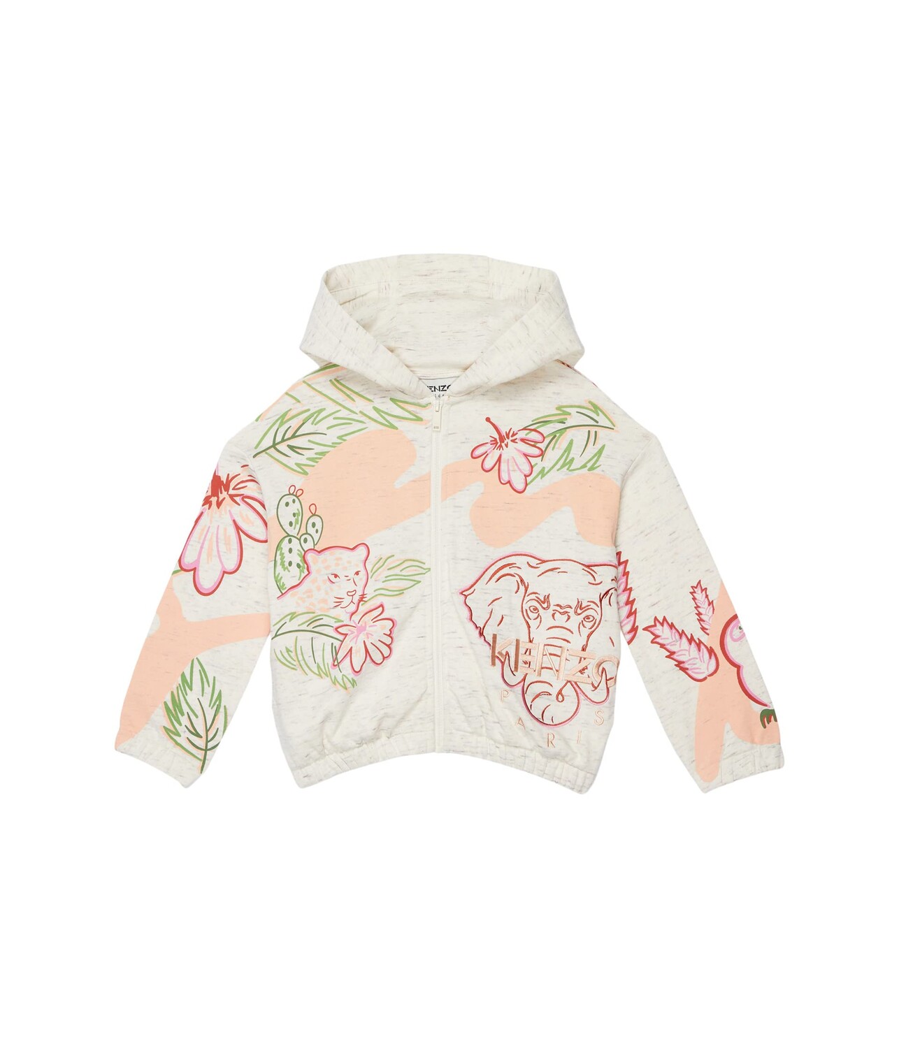

Толстовка Kenzo Kids, Printed Zip-Up Hoodie