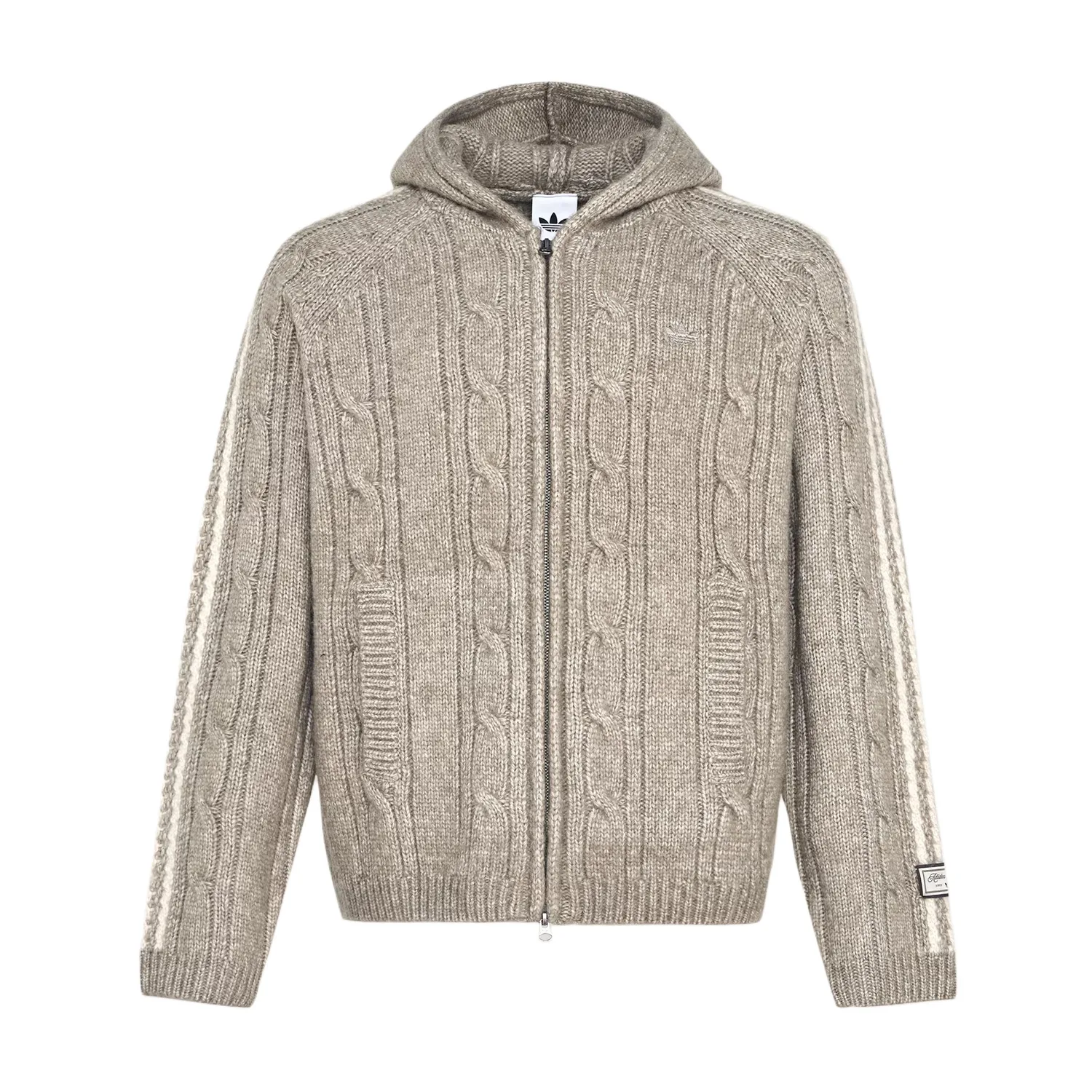 Толстовка с капюшоном и молнией RFD мужская Adidas Originals, Light Sesame Taupe