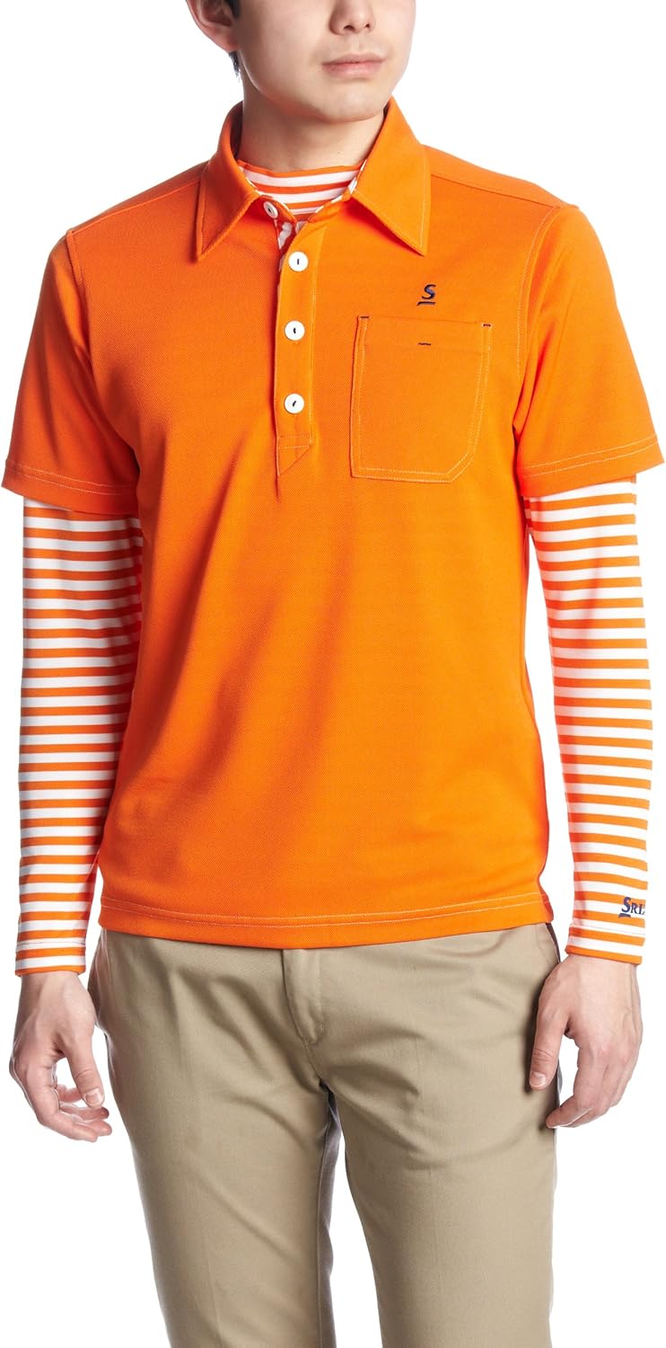 

Рубашка-поло Srixon, быстросохнущая, с защитой от УФ-излучения, стильный силуэт, комплект из 2 штук, оранжевый