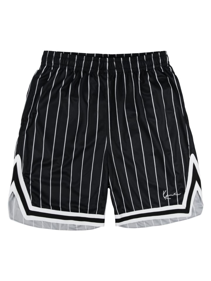 

Karl Kani Короткие шорты в тонкую полоску, черные