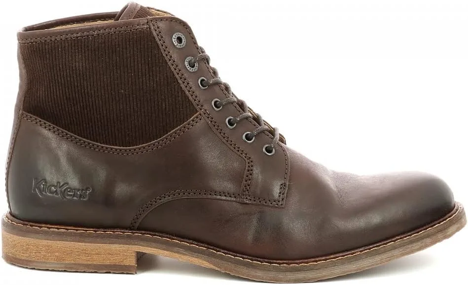 Мужские ботинки Kickers 877680-60 Alphaqua 92 Marron Fonce, коричневый