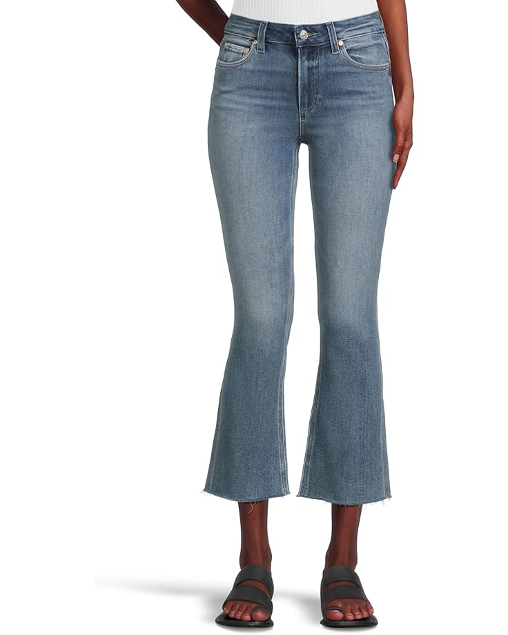

Джинсы Paige Colette Crop Flare Raw Hem in Showtime, цвет Showtime