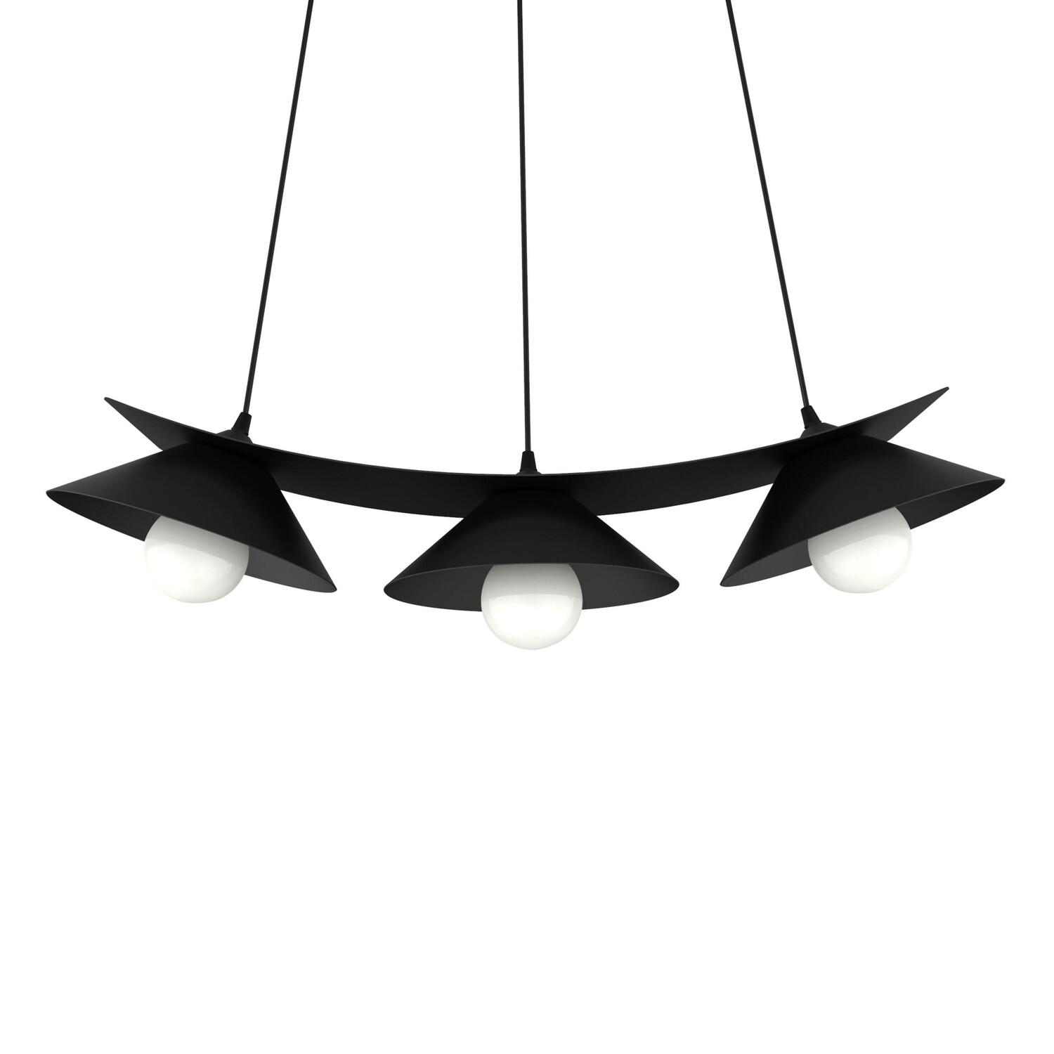 

Подвесной светильник Lumicom, 70x25x16 см, черный