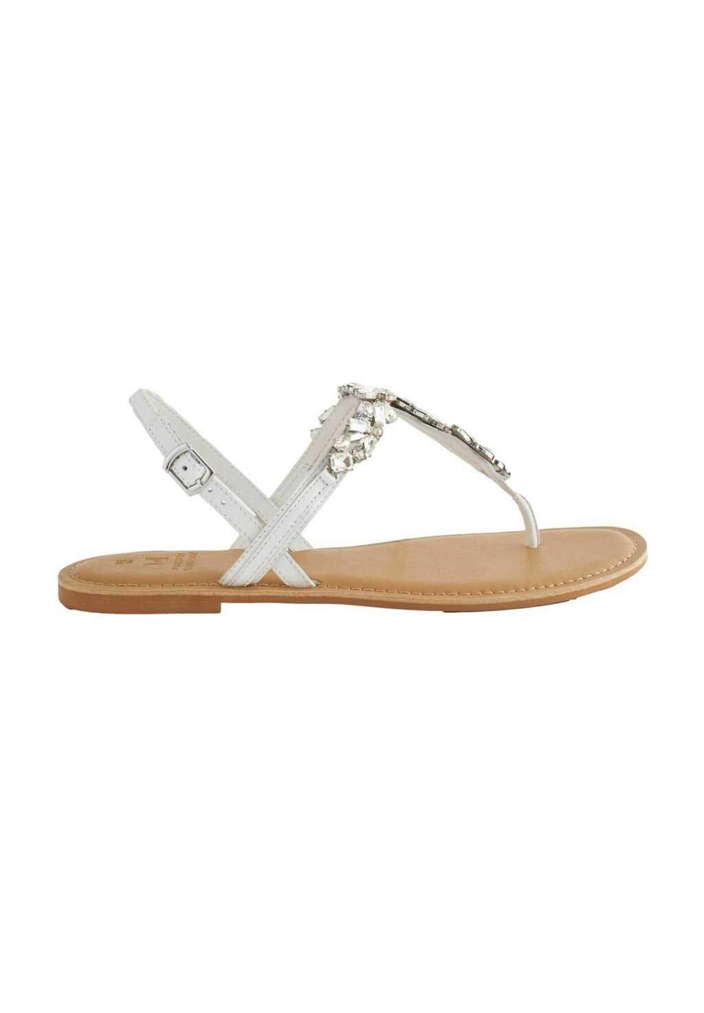 Сандалии JEWEL TOE POST Next, цвет silver
