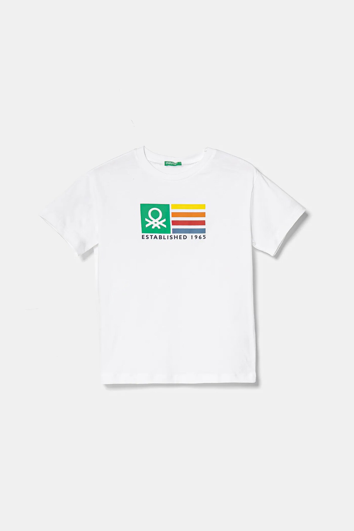 

Футболка из хлопка для детей United Colors Of Benetton, белый