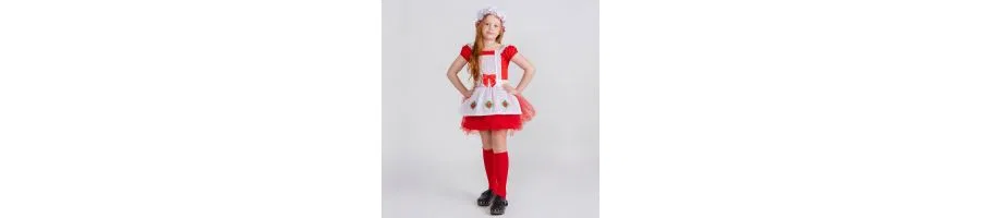 Детский костюм балерины «Клубника» Dress Up America, красный — фото 3