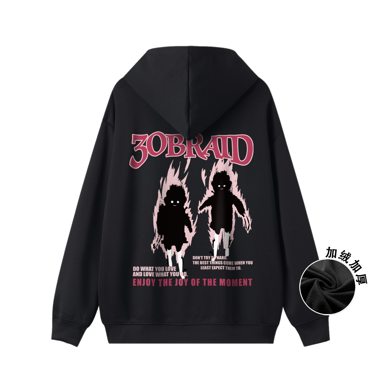 

Свитшот Unisex 30BRAID, белый черный