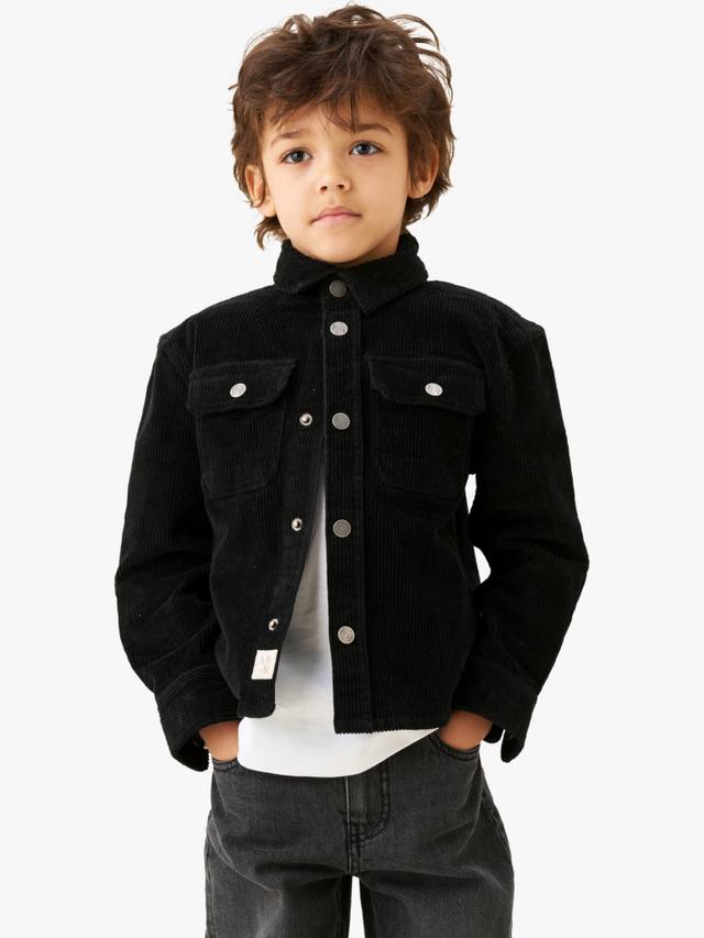 

Детская рубашка из вельвета Angel & Rocket, Black