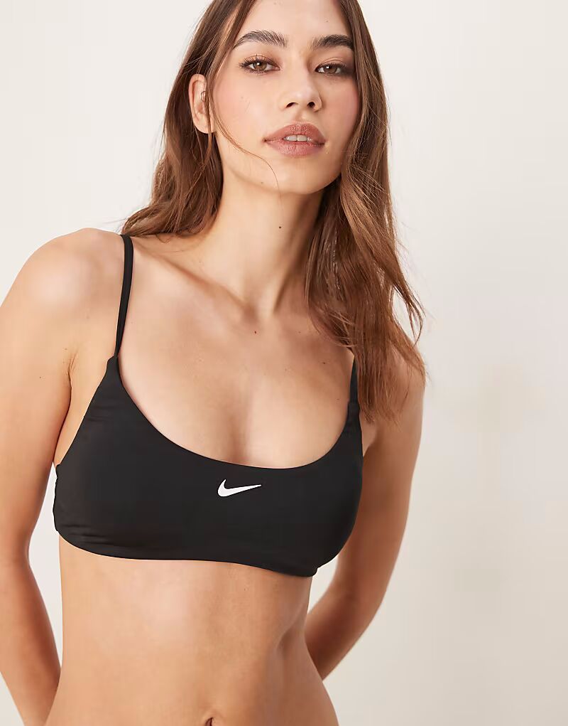 

Бикини-топ Nike Essential Bralette черного цвета