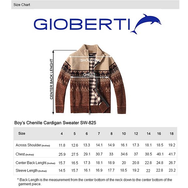 Кардиган из кашемира с фланелевой подкладкой для мальчика Gioberti, Charcoal Navy — фото 4