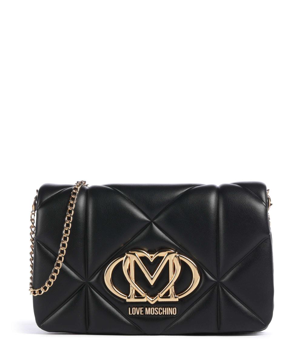 

Элегантная повседневная сумка через плечо из искусственной кожи Love Moschino, черный