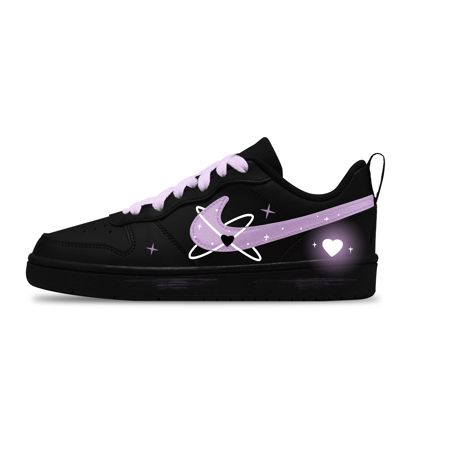 

Court Borough нескользящие устойчивые к истиранию детские скейтбординг кроссовки unisex Nike, светло-фиолетовый