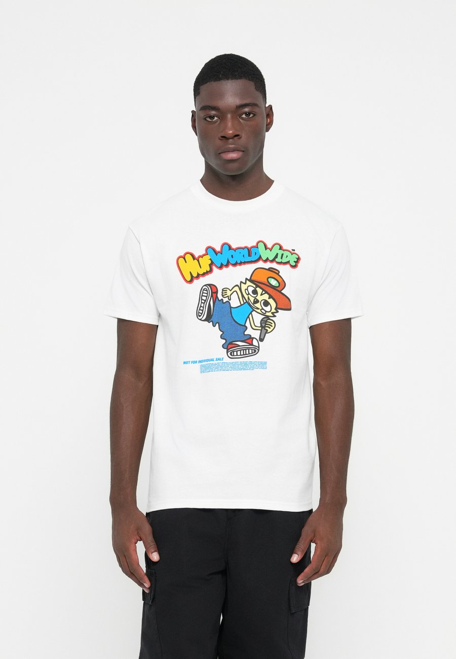 

Футболка HUF CHOP KICK BLOCK TEE UNISEX, White