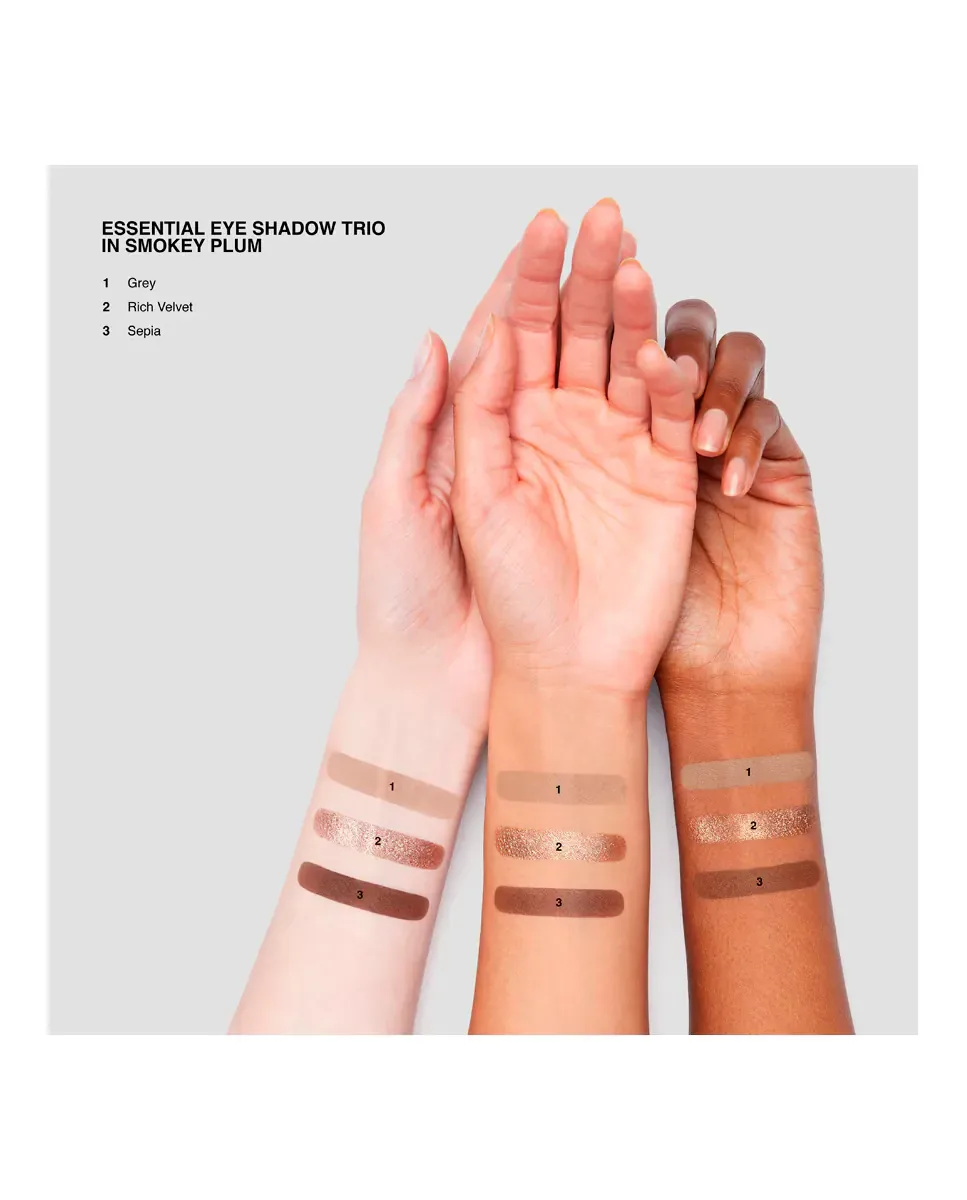 Палетка теней для глаз Essential Eye Shadow Trios Bobbi Brown, Smokey Plum — фото 4